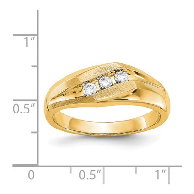 Men's 14K Yellow Gold Ring Mounting – view 7