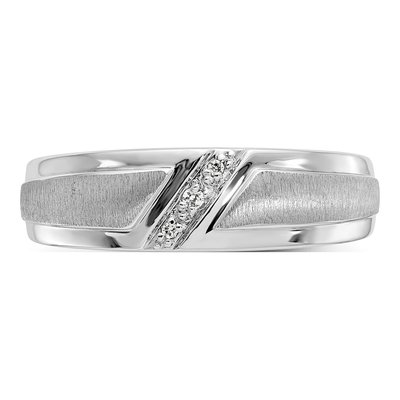 Men's 14K White Gold Ring Mounting – view 4