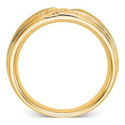 Men's 14K Yellow Gold Ring Mounting – view 2
