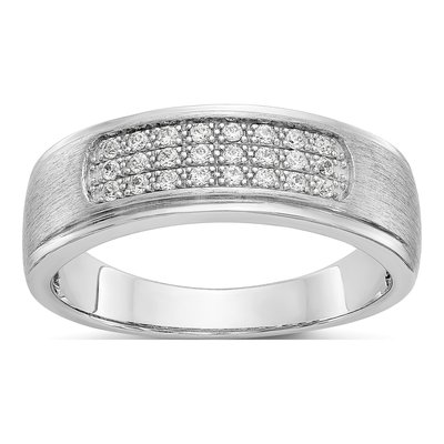 Men's 14K White Gold Ring Mounting