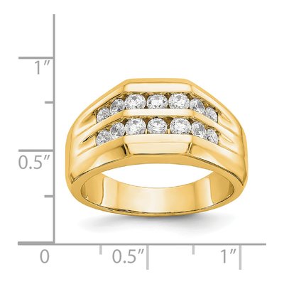 Men's 14K Yellow Gold Ring Mounting – view 7