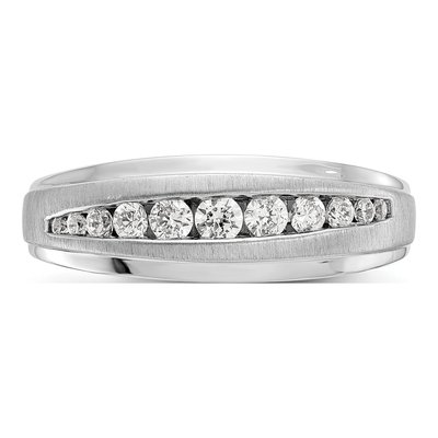 Men's 14K White Gold Ring Mounting – view 4