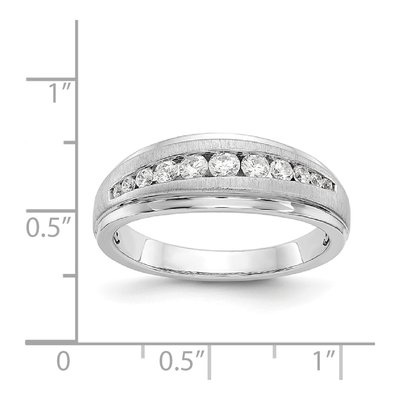 Men's 14K White Gold Ring Mounting – view 7