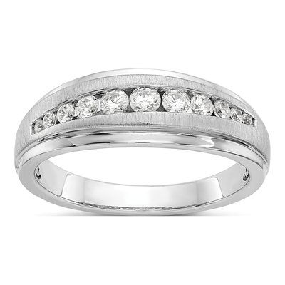 Men's 14K White Gold Ring Mounting