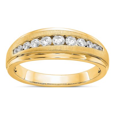 Men's 14K Yellow Gold Ring Mounting
