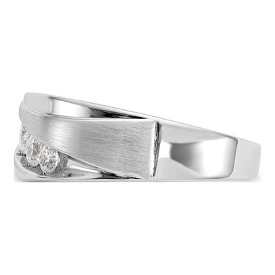Men's 14K White Gold Ring Mounting – view 3