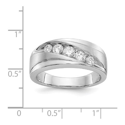 Men's 14K White Gold Ring Mounting – view 7