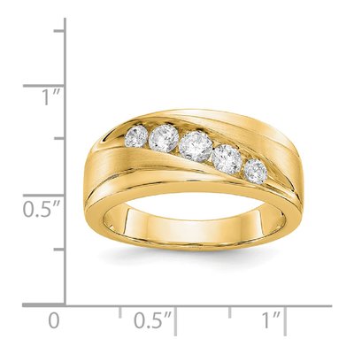 Men's 14K Yellow Gold Ring Mounting – view 7