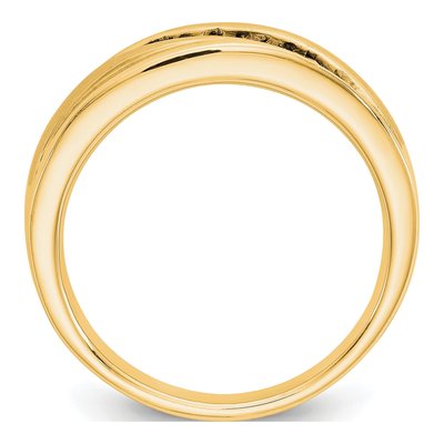 Men's 14K Yellow Gold 1/2 ct tw Lab-Grown Diamond Ring – view 2