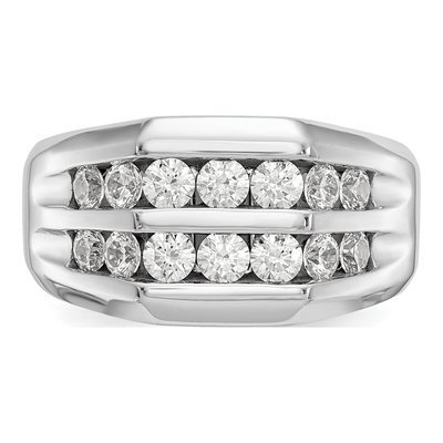 Men's 14K White Gold Ring Mounting – view 4