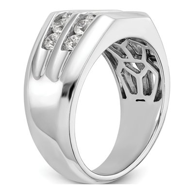 Men's 14K White Gold Ring Mounting – view 6