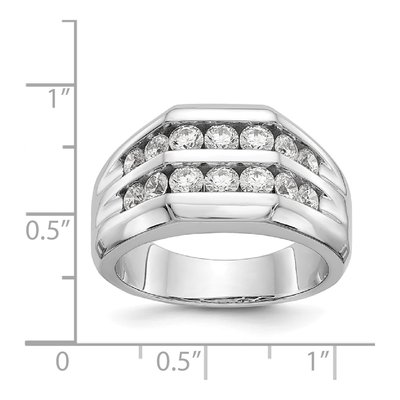 Men's 14K White Gold Ring Mounting – view 7