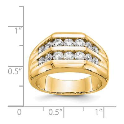 Men's 14K Yellow Gold Ring Mounting – view 7