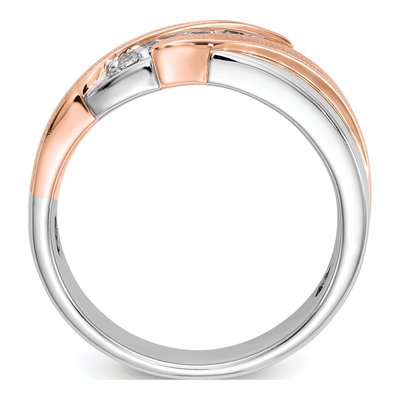Men's 14K Two-Tone Gold Diamond Ring Mounting – view 4