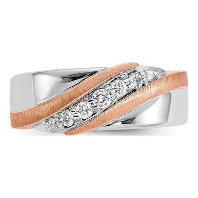 Men's 14K Two-Tone Gold Diamond Ring Mounting – view 6
