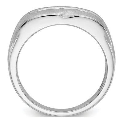 Men's 14K White Gold Ring Mounting – view 3