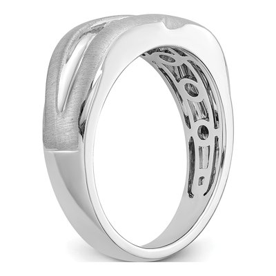 Men's 14K White Gold Ring Mounting – view 7