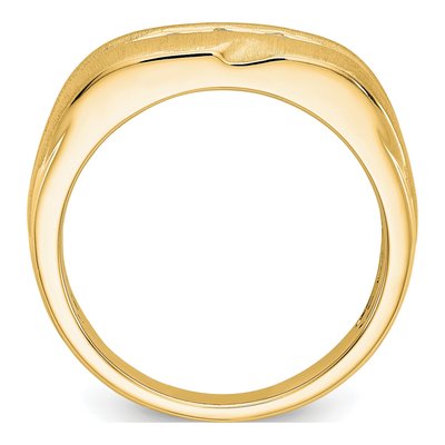 Men's 14K Yellow Gold Ring Mounting – view 2