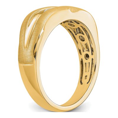 Men's 14K Yellow Gold Ring Mounting – view 6