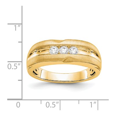 Men's 14K Yellow Gold Ring Mounting – view 7