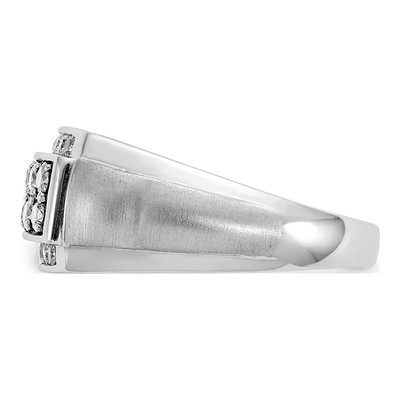 Men's 14K White Gold Ring Mounting – view 3