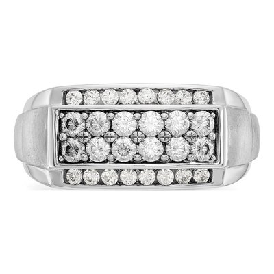 Men's 14K White Gold Ring Mounting – view 4