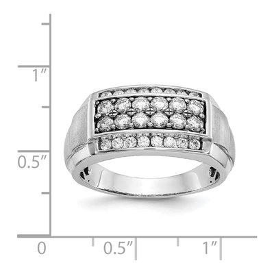 Men's 14K White Gold Ring Mounting – view 7