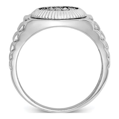 Men's 14K White Gold Ring Mounting – view 2