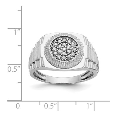 Men's 14K White Gold Ring Mounting – view 7