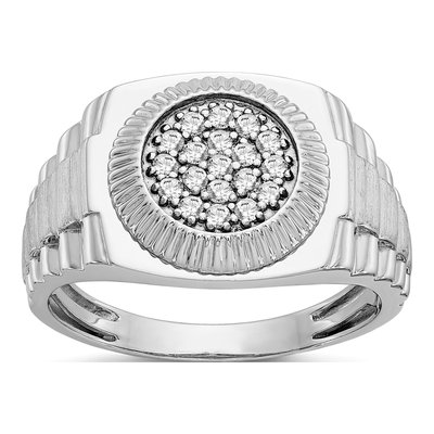 Men's 14K White Gold Ring Mounting