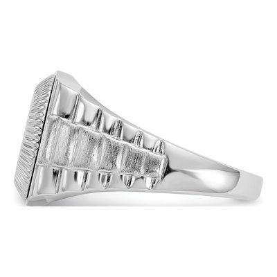 Men's 14K White Gold 1/4 ct tw Lab-Grown Diamond Heirloom Ring – view 3