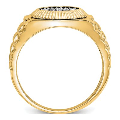 Men's 14K Yellow Gold Ring Mounting – view 2