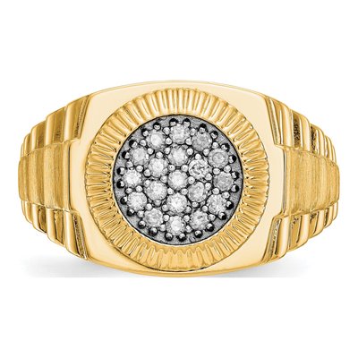 Men's 14K Yellow Gold Ring Mounting – view 4