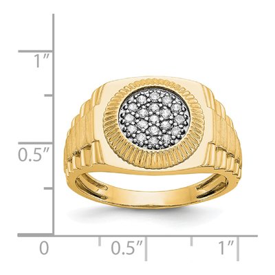Men's 14K Yellow Gold Ring Mounting – view 7