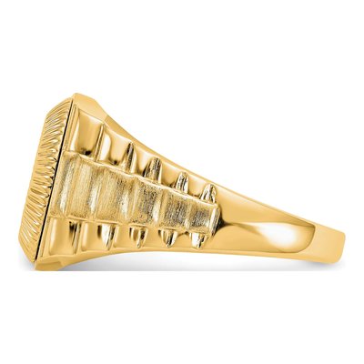 Men's 14K Yellow Gold 1/4 ct tw Lab-Grown Diamond Heirloom Ring – view 3