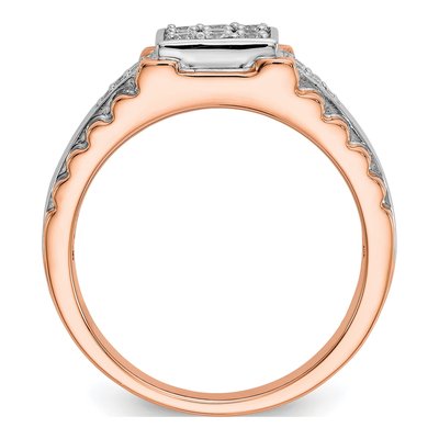 Men's 14K Two-Tone Gold Ring Mounting – view 2