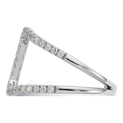 14K White Gold 1/2 ct tw Lab-Grown Diamond Geometric Ring – view 4