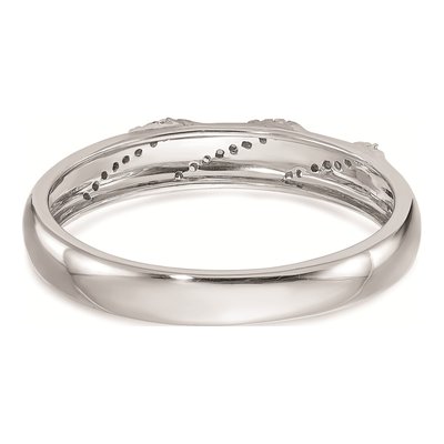 Men's 14K White Gold 1/8 ct tw Diamond Wedding Band – view 5