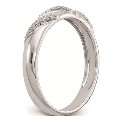 Men's 14K White Gold 1/8 ct tw Diamond Wedding Band – view 6