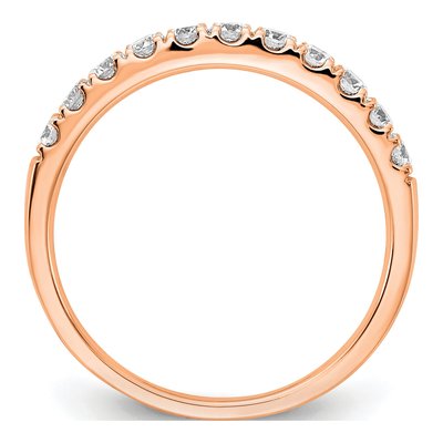 14K Rose Gold 1/2 ct tw Lab-Grown Diamond Wedding Band – view 2