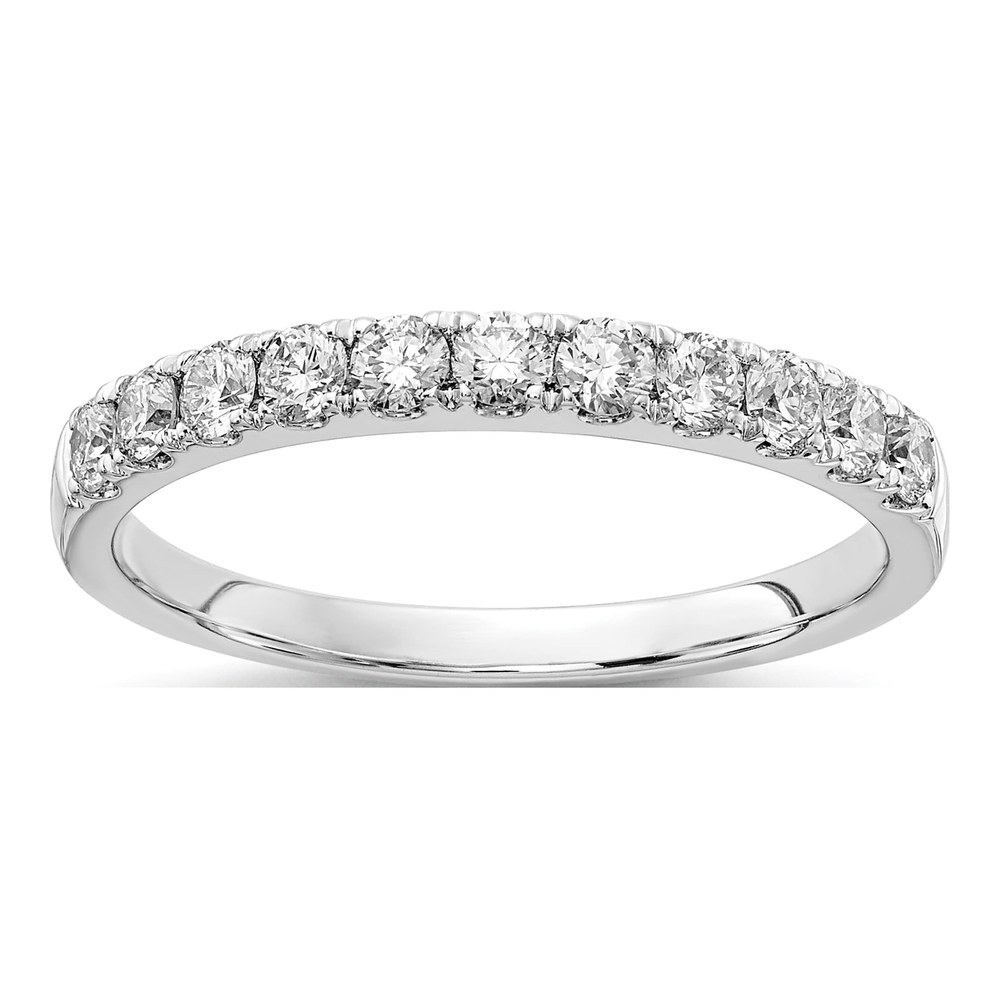 14K White Gold 1/2 ct tw Lab-Grown Diamond Wedding Band