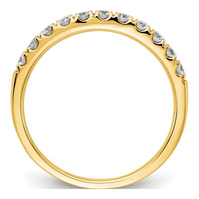 14K Yellow Gold 1/2 ct tw Lab-Grown Diamond Wedding Band – view 3