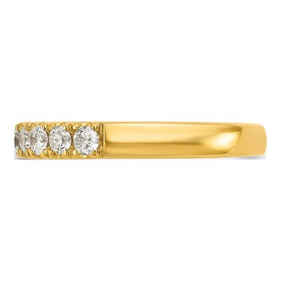 14K Yellow Gold 1/2 ct tw Lab-Grown Diamond Wedding Band – view 4