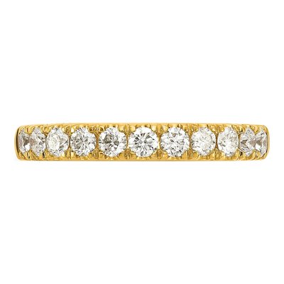 14K Yellow Gold 1/2 ct tw Lab-Grown Diamond Wedding Band – view 5