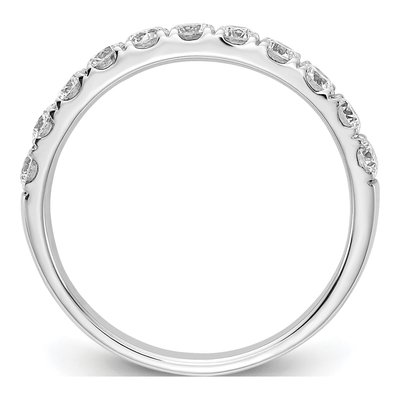 14K White Gold 3/4 ct tw Lab-Grown Diamond Wedding Band – view 3