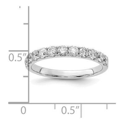 14K White Gold 3/4 ct tw Lab-Grown Diamond Wedding Band – view 4