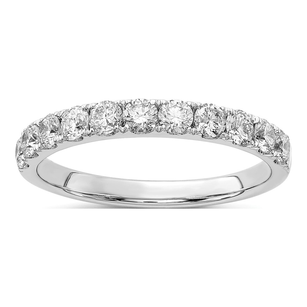 14K White Gold 3/4 ct tw Lab-Grown Diamond Wedding Band
