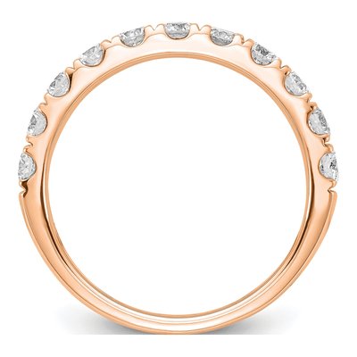 14K Rose Gold 1 ct tw Lab-Grown Diamond Wedding Band – view 3
