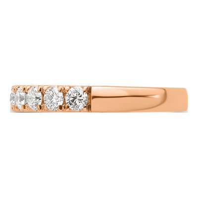 14K Rose Gold 1 ct tw Lab-Grown Diamond Wedding Band – view 4