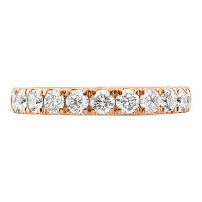 14K Rose Gold 1 ct tw Lab-Grown Diamond Wedding Band – view 5